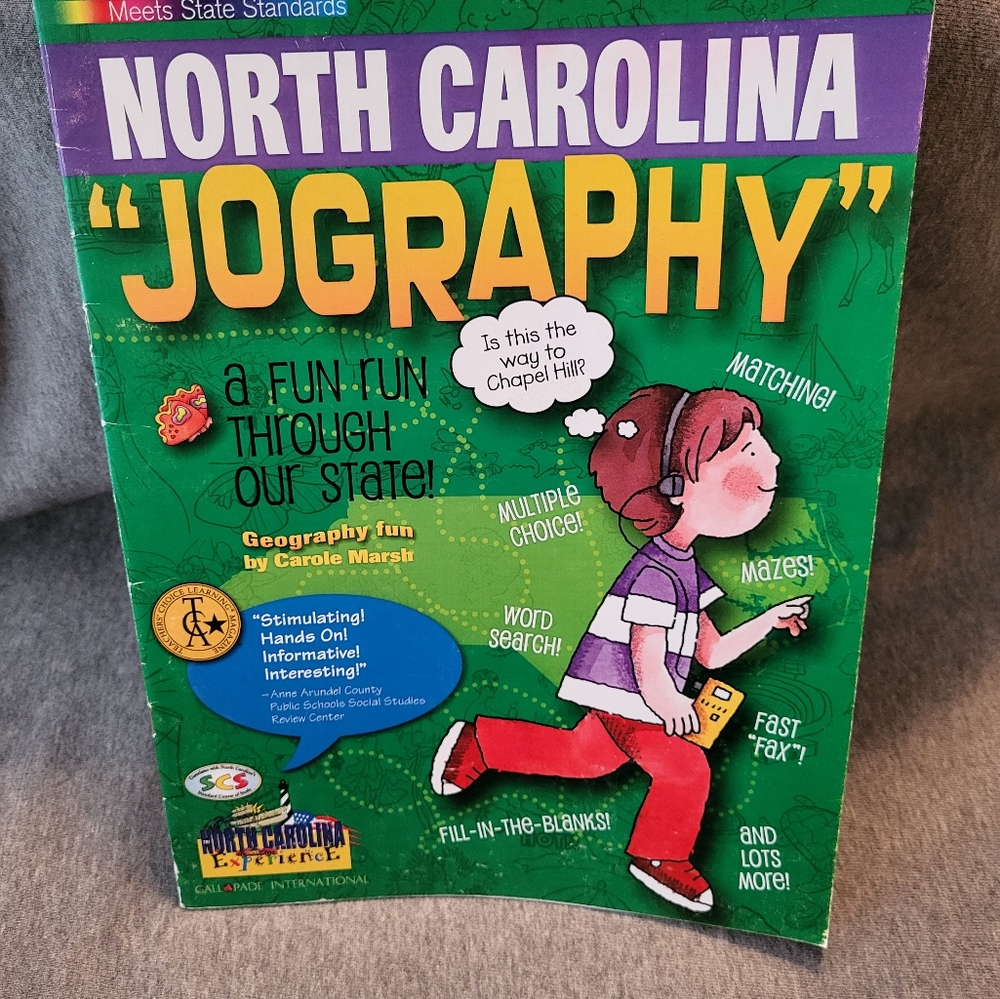 North Carolina "Jography" Book for Classroom Use